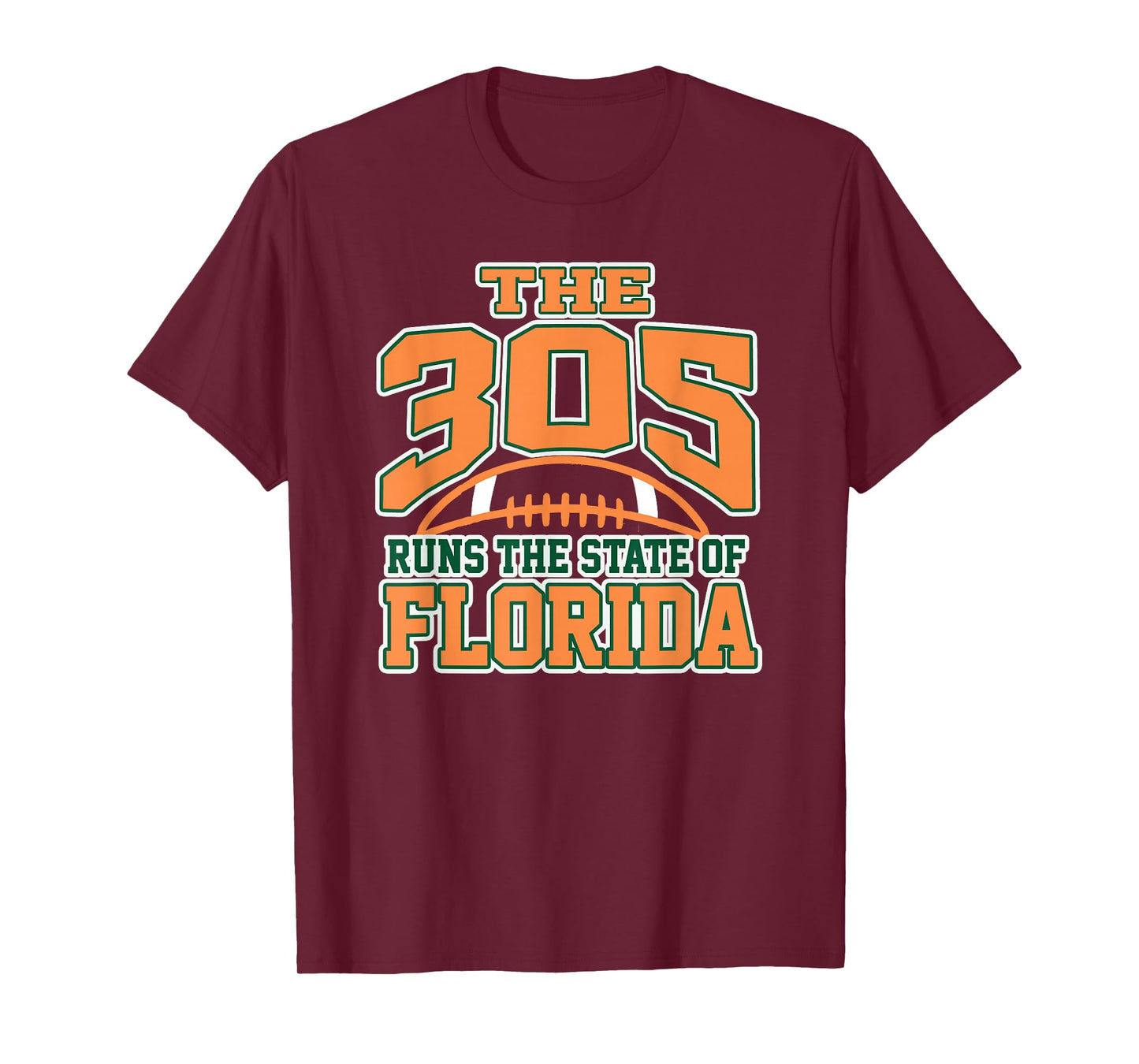 305 Runs Florida Miami Area Code Pride South Florida Vibes T-Shirt