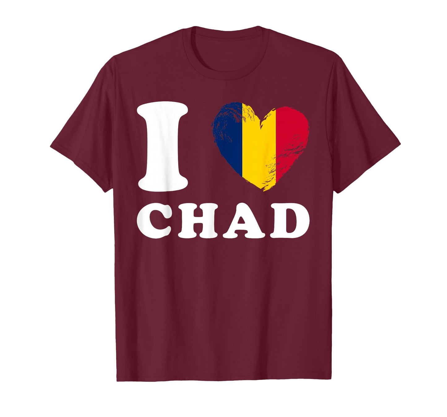 I Love Chad - Heart Flag Chad T-Shirt