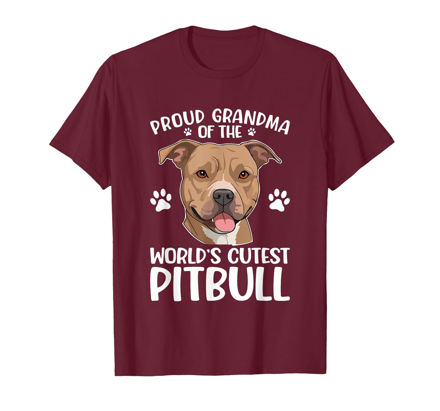 Proud Grandma World's Cutest Pitbull T-Shirt