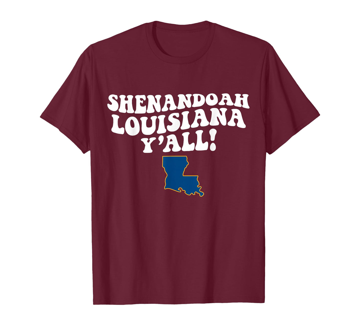 Shenandoah Louisiana Y'all LA Southern Accent Vacation T-Shirt