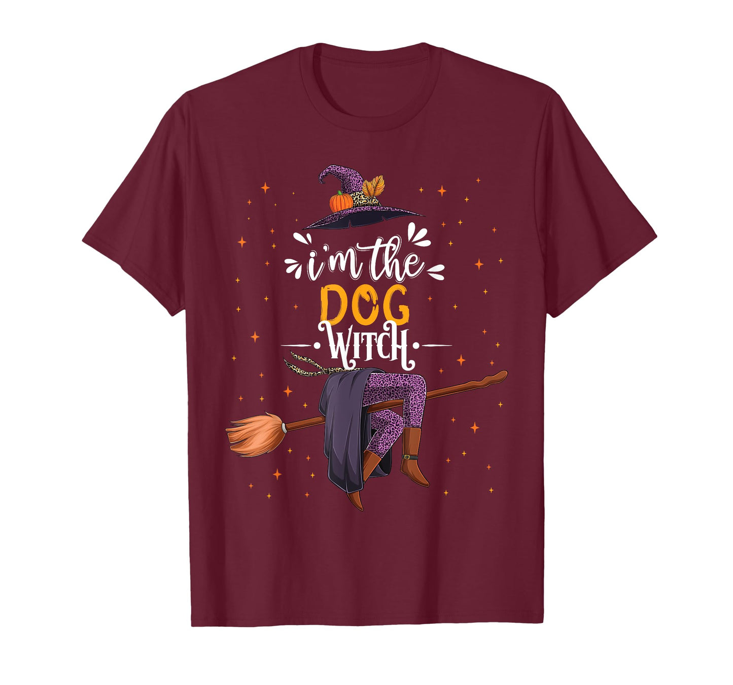 im the Dog Witch Halloween Matching Group Costume T-Shirt for Men Women Kids