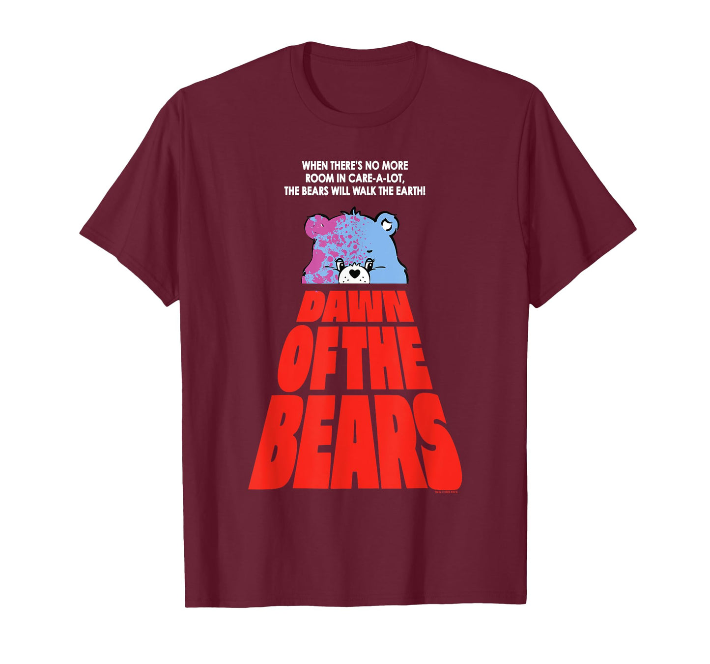 Care Bears Halloween Dawn Of The Bears Horror Movie Poster T-Shirt