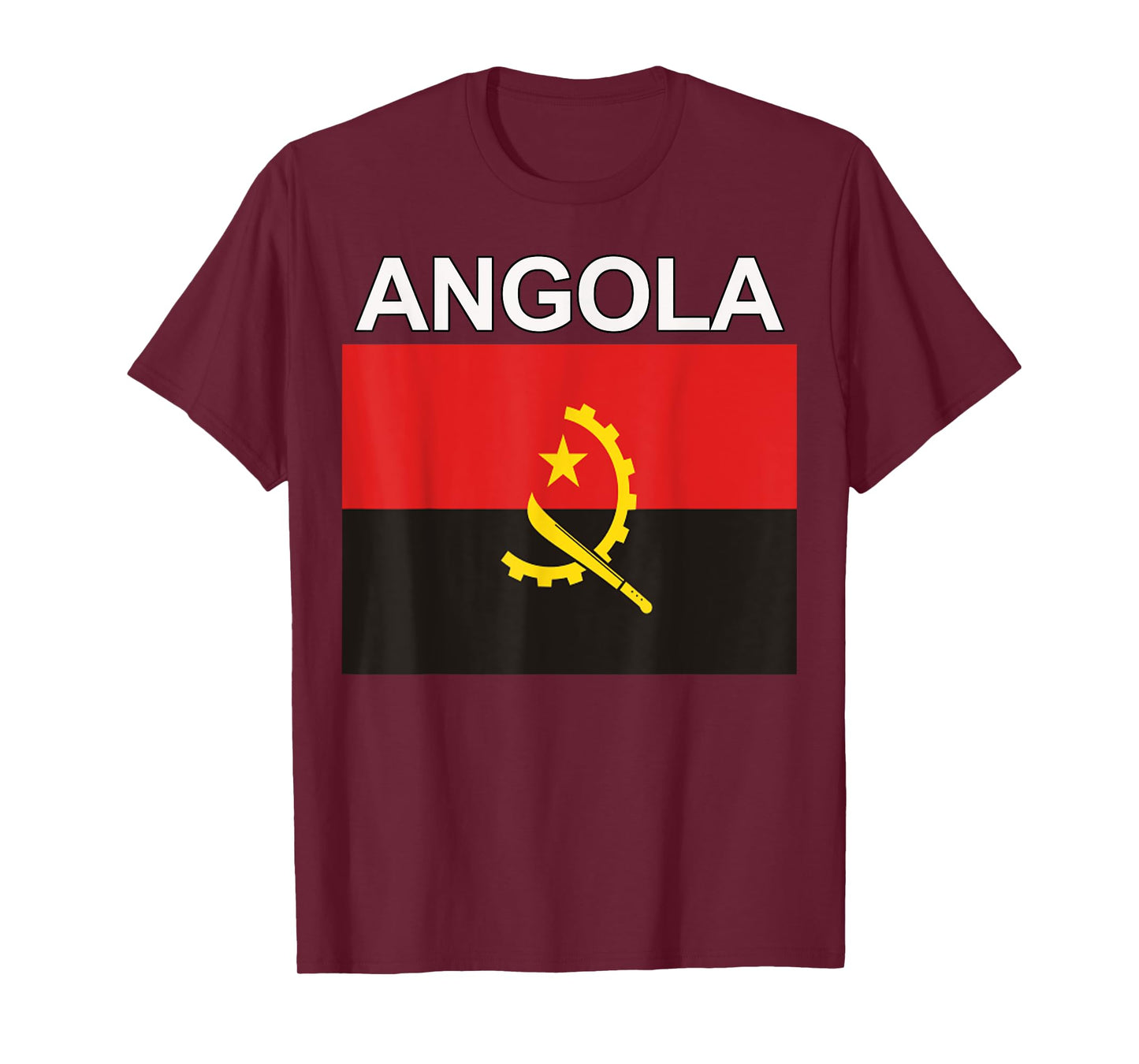 Angola Pride Angolan Flag Heritage T-shirt T-Shirt