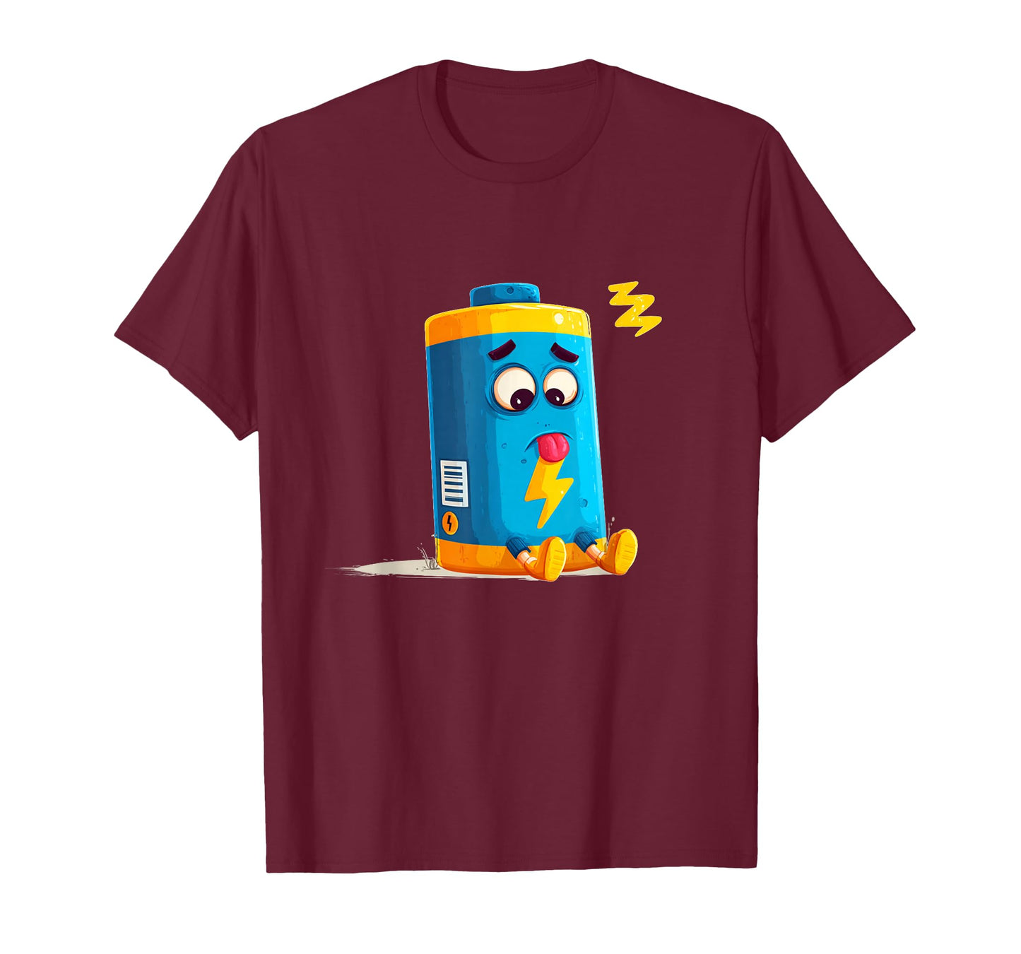 Funny Power Battery Look T-Shirt
