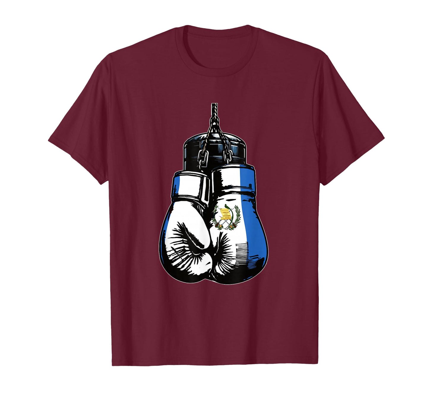Proud Heritage Guatemala Flag Boxing Gloves T-Shirt