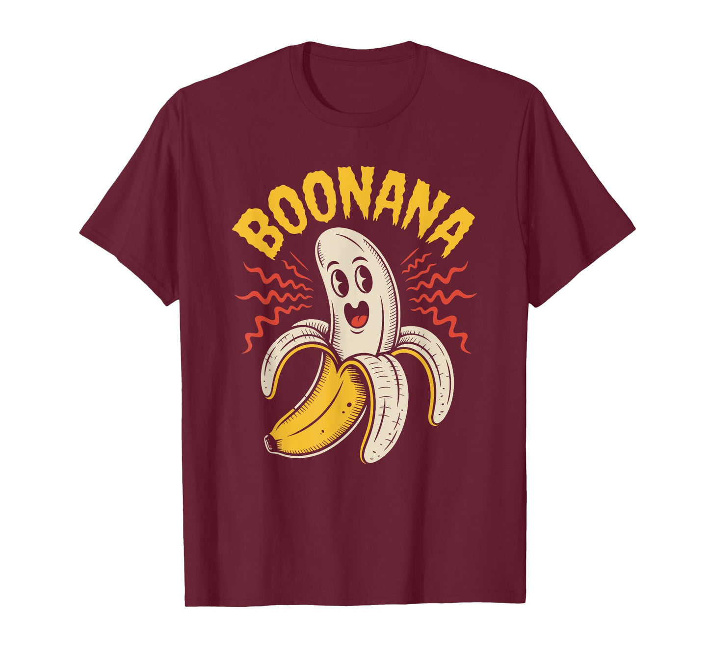 Boonana Cute Ghost Banana Halloween Costume Men Women Kids T-Shirt