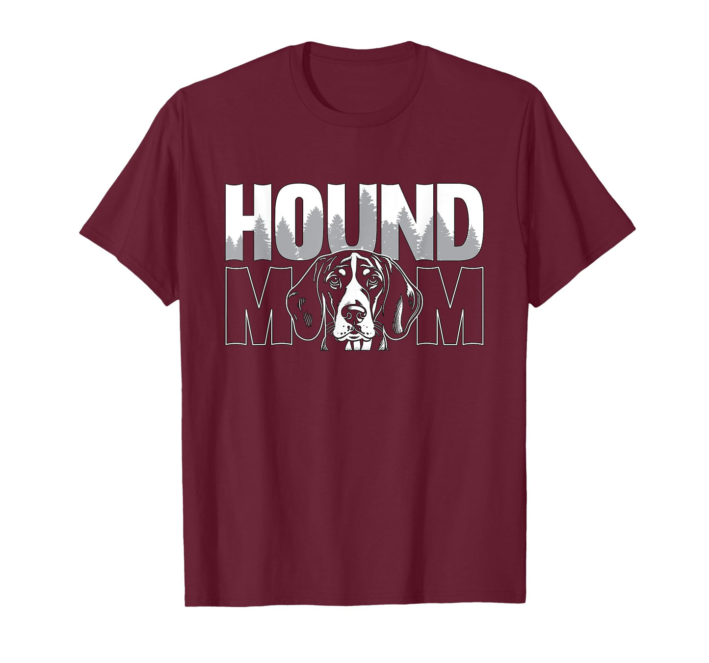 Hound Mom Loves Treeing Walker Bluetick Dog Breed Coonhound Men Women T-Shirt