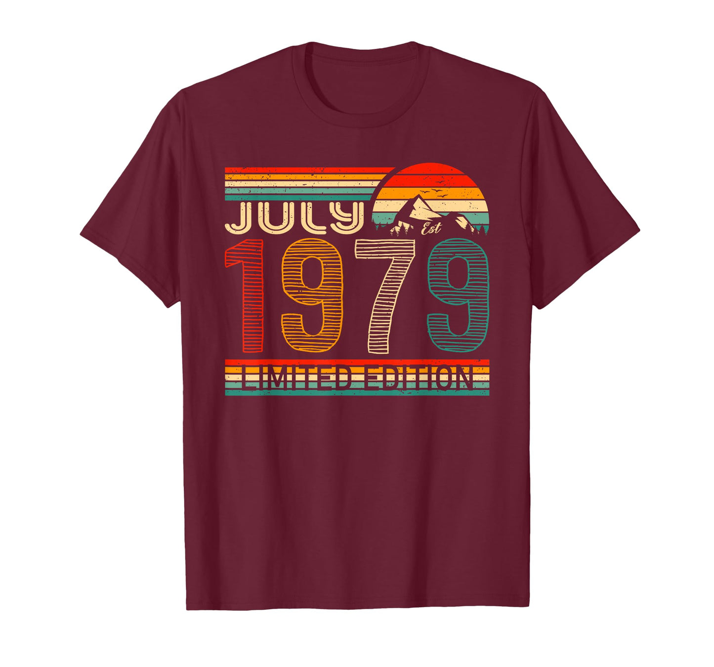 July 1979 Limited Edition Classic 1979 Year Vintage Birthday T-Shirt