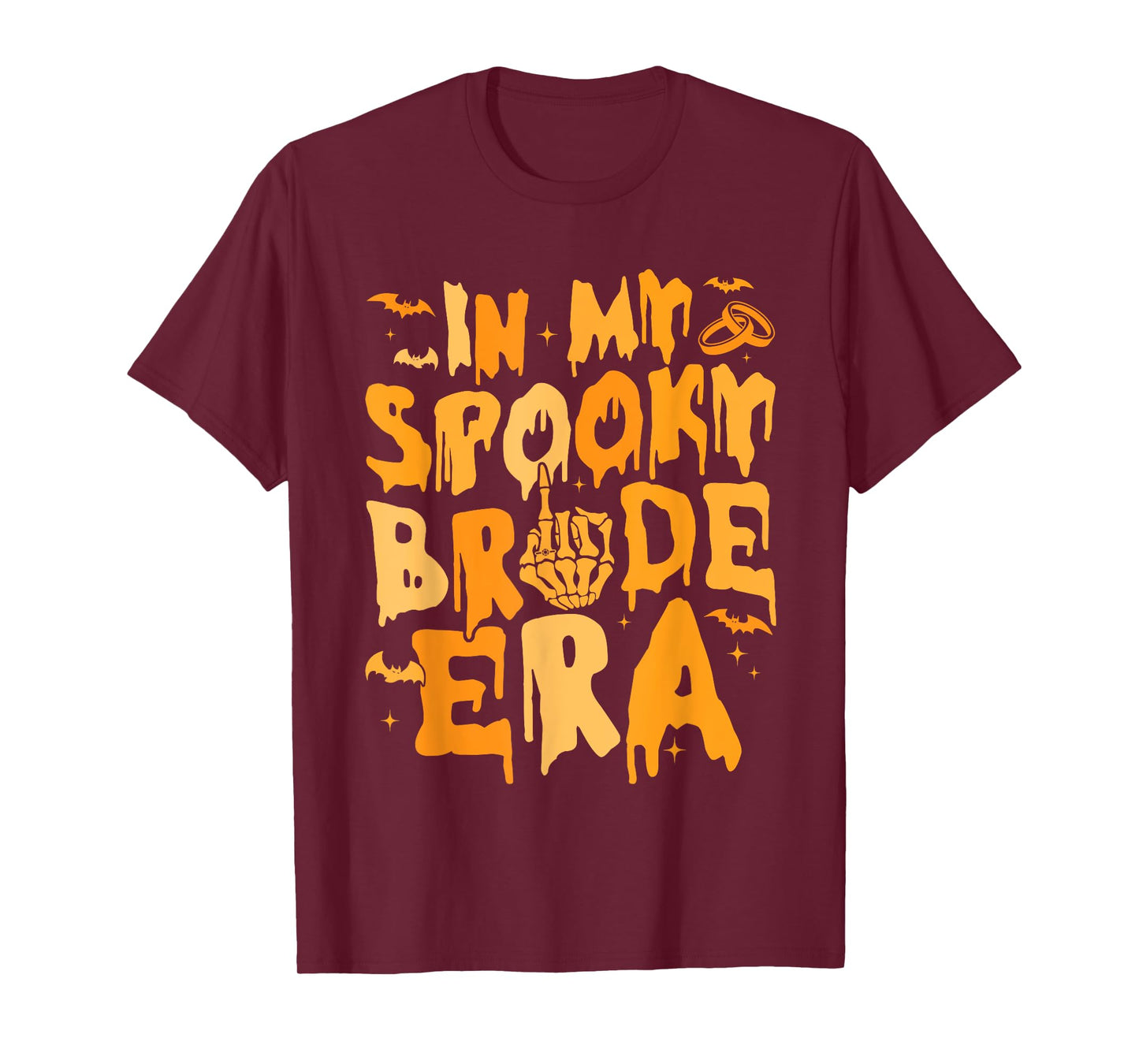 Funny In My Spooky Bride Era Halloween Wedding Spooky Season T-Shirt
