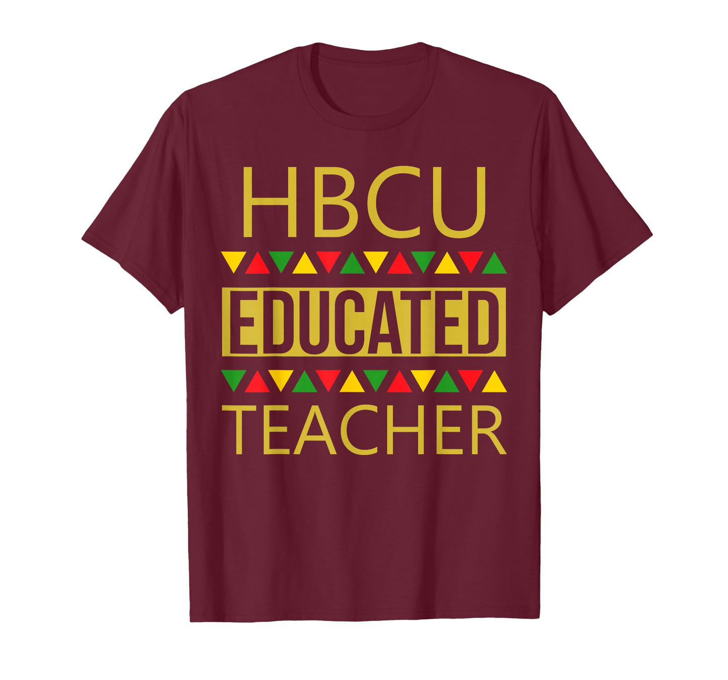 GiftsByBesta HBCU Educated Teacher Shirt T-Shirt - Unisex Adults - Black - Small - Short Sleeve - Modern - HBCU Shirt