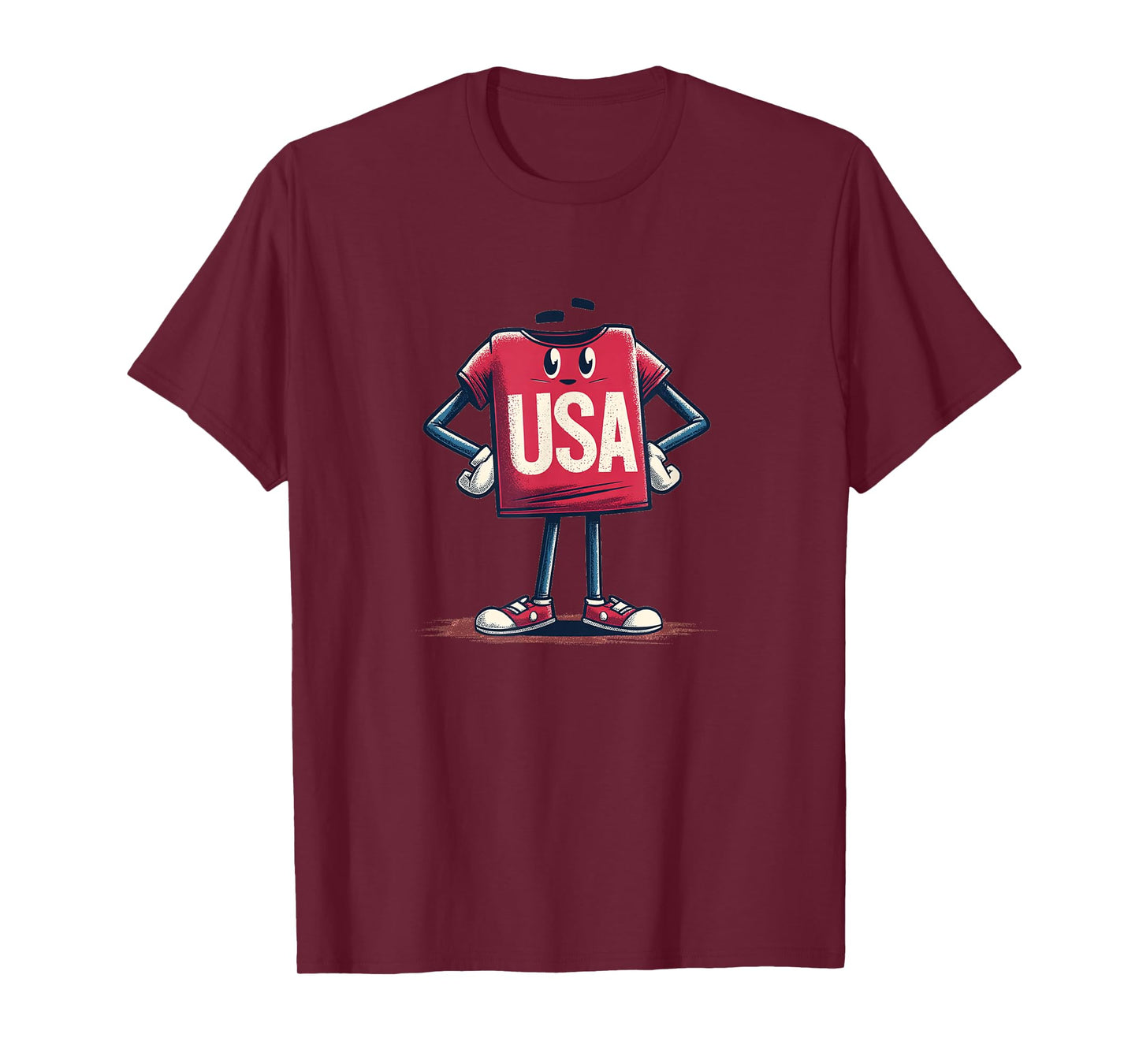 Nice Red Patriotic Clothe Costume for T-Shirt