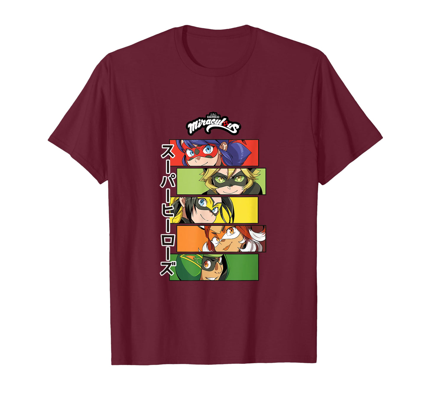 Miraculous Ladybug Cat Noir Manga Super Heroez 2 T-Shirt