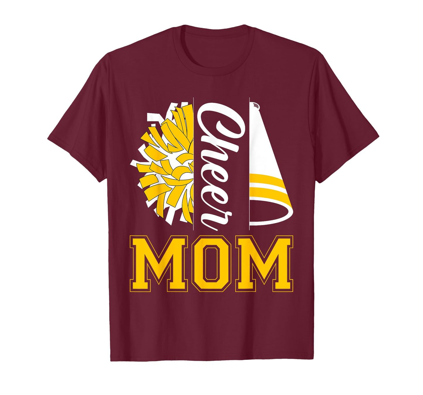 Vintage Cheer Mom Proud Cheerleader Mama Mother Women T-Shirt