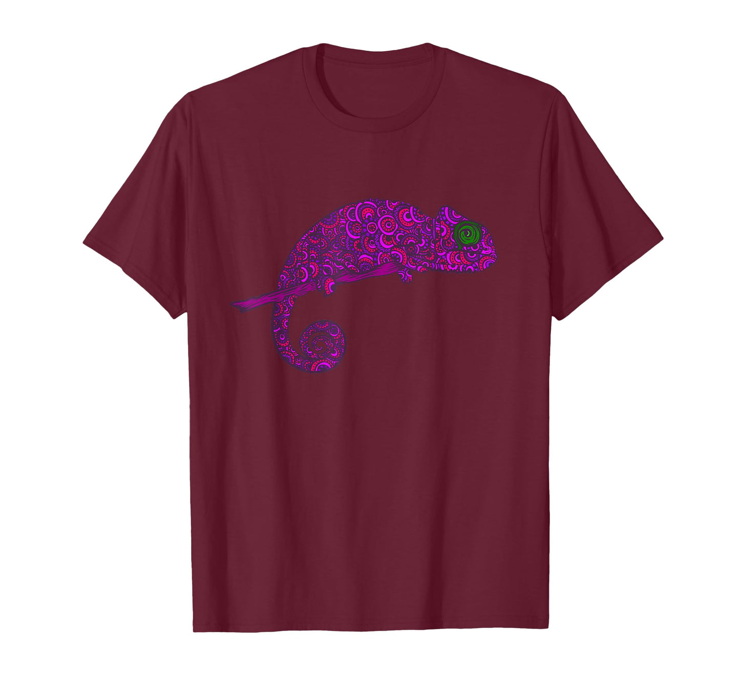 Reptiles Tribal Tattoo Art - Mandala Yoga Tribal Chameleon T-Shirt