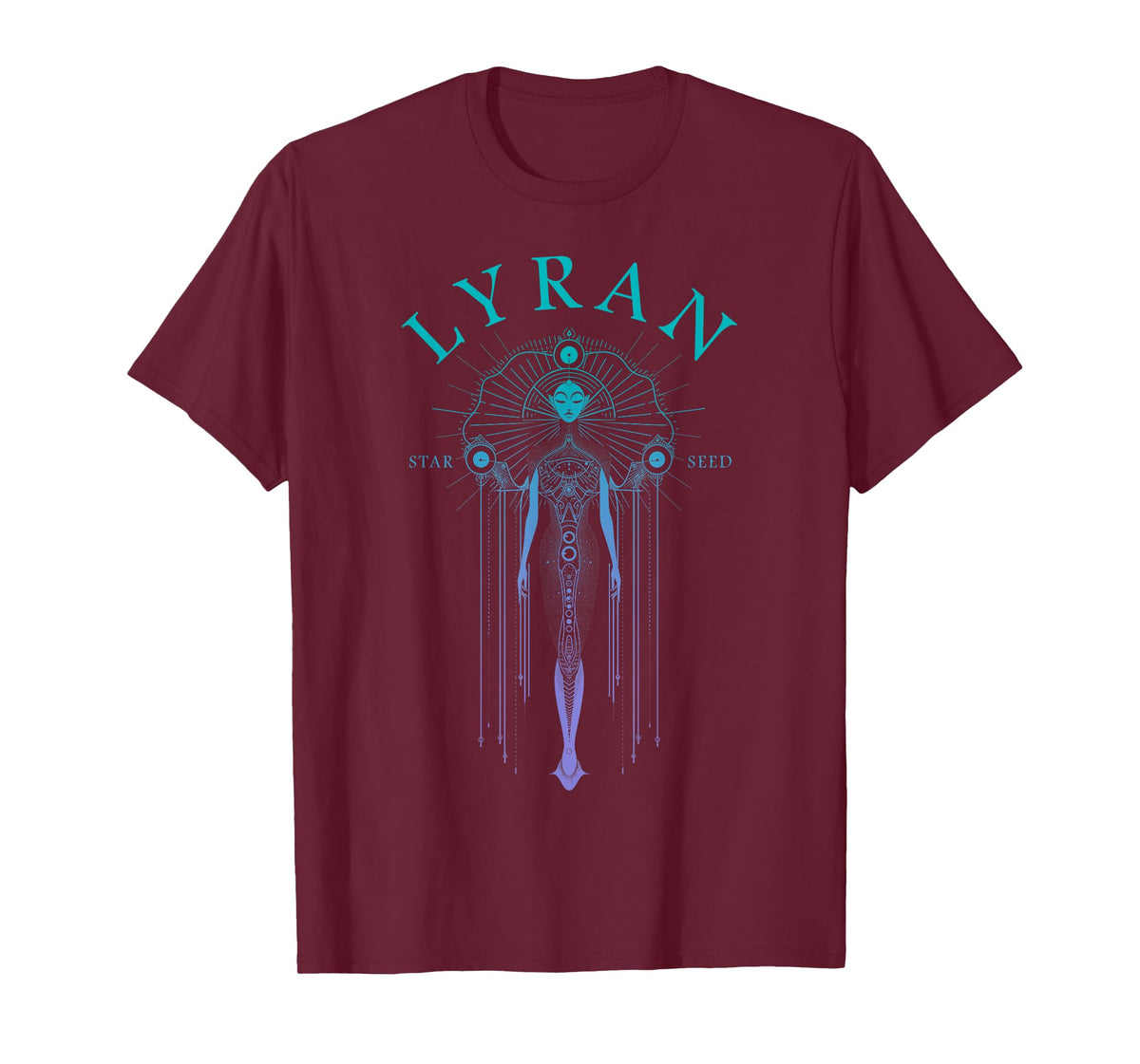 Lyran Starseed Feline Energy Being T-Shirt