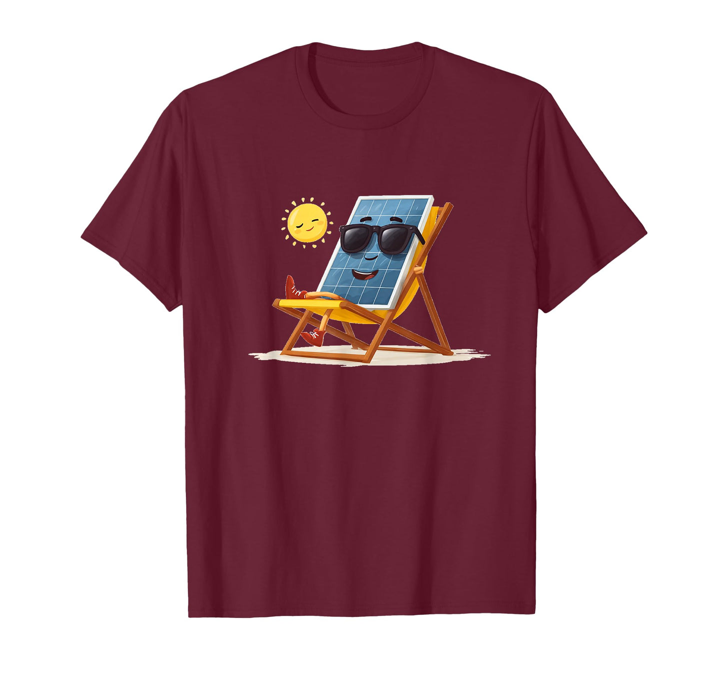 Funny Sunbath Solar Panel Costume for Boys and Girls T-Shirt
