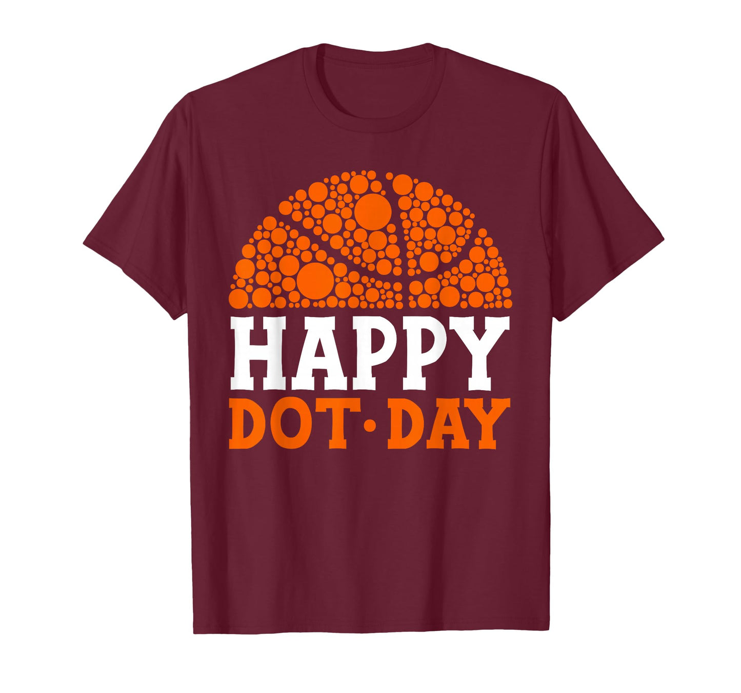Happy Dot Day 2025 Polka Dot Basketball Ball Lover Boys Kids T-Shirt