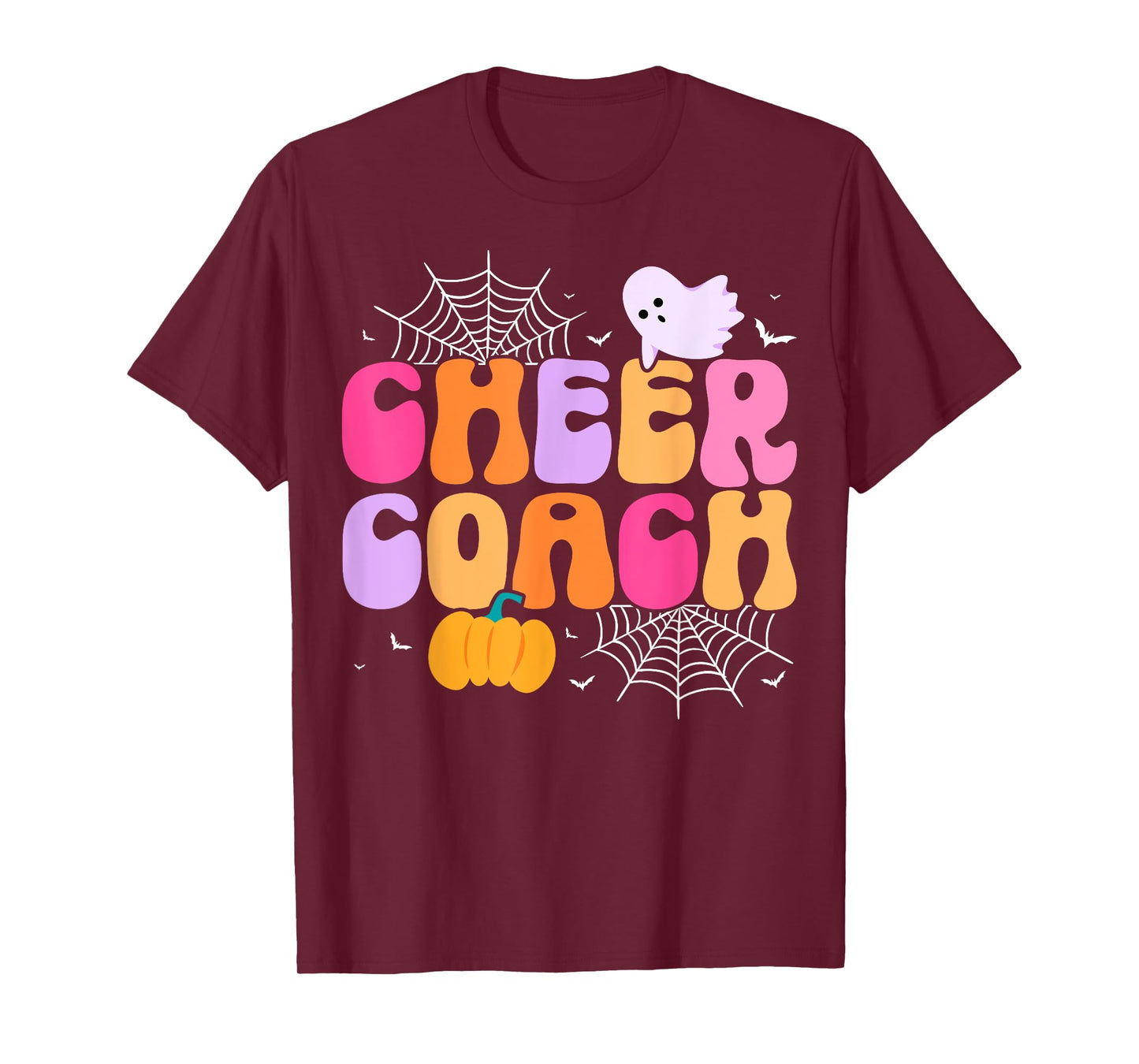 Cheer Coach - Halloween Cheerleader Cheerleading Coach Gifts T-Shirt