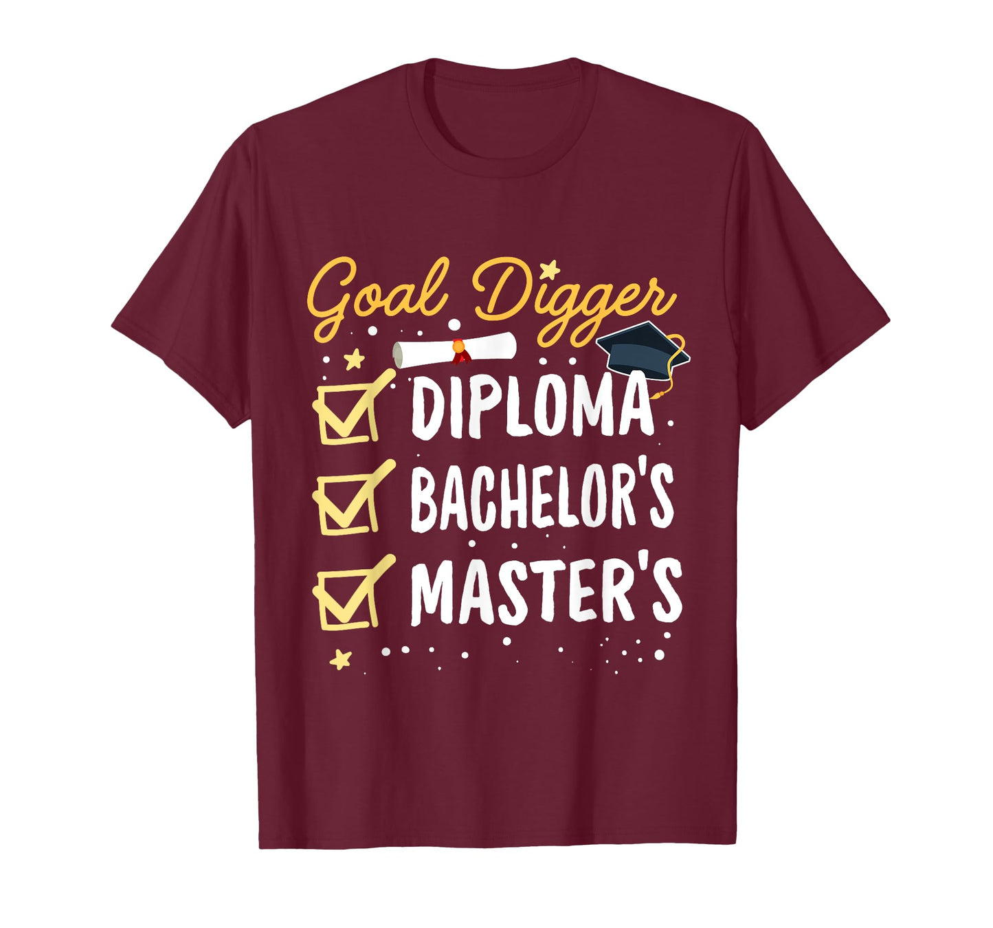 Masters Graduation Goal Digger Mastered It Class of 2024 T-Shirt