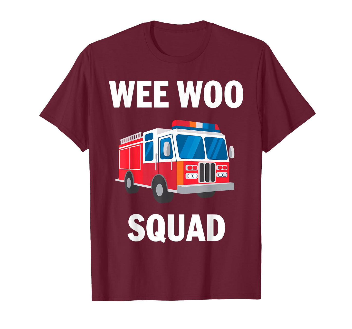 Funny Firefighter Art for Men Women Kids Fire Truck Fireman T-Shirt