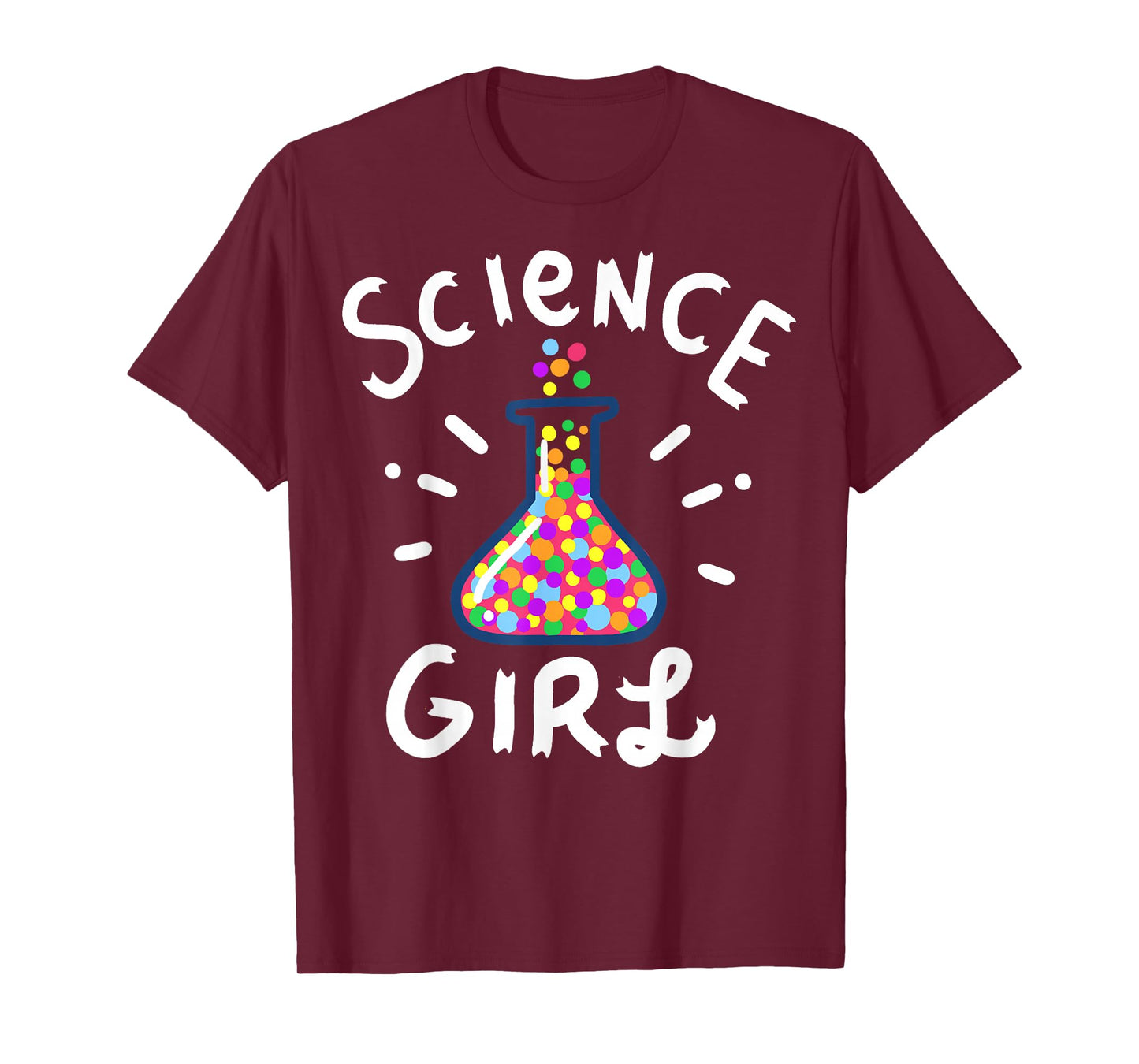 Science Girl Chemistry Biology Student Teacher T-Shirt Small