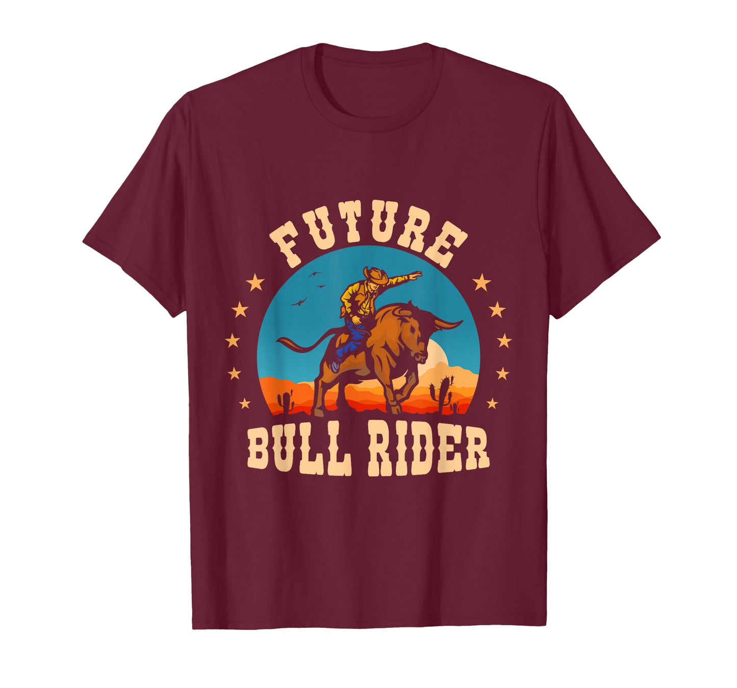 Future Bull Rider Mechanical Bull Riding Kids Youth Rodeo T-Shirt