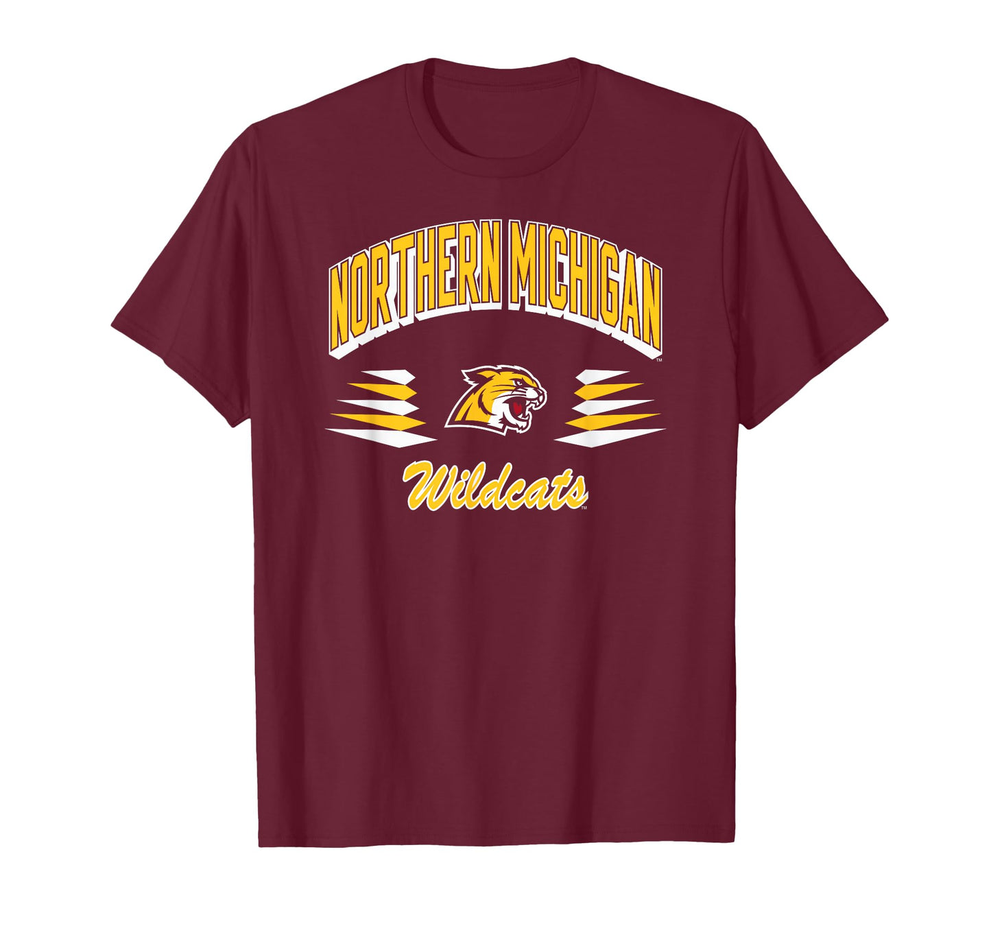 Northern Michigan Wildcats Retro Diamond Green T-Shirt