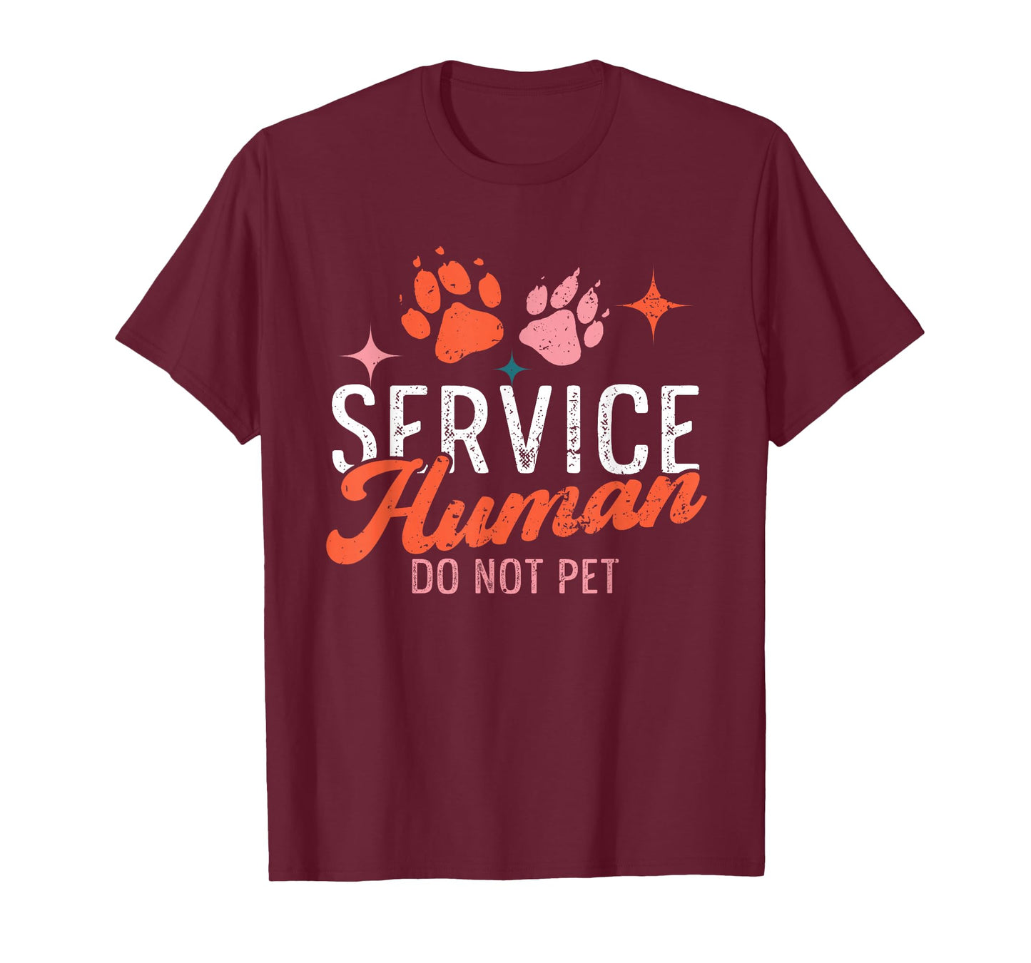 Funny Service Do Not Pet Emotional Support Human Dog Lover T-Shirt