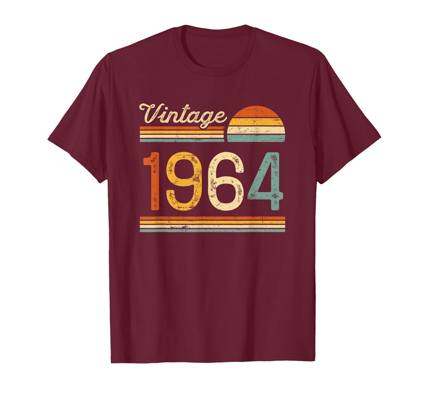 Vintage Born in 1964 - 61st Birthday 61 years old Men Women T-Shirt