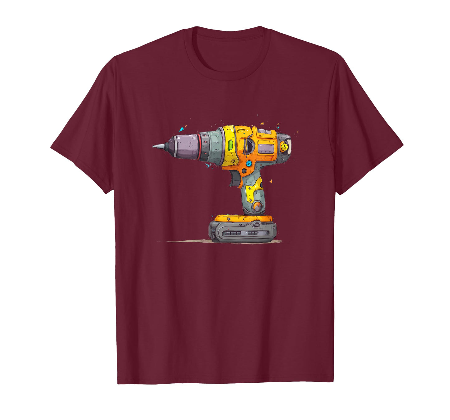 Cool Power Drill for Handyman and Draft Lovers T-Shirt