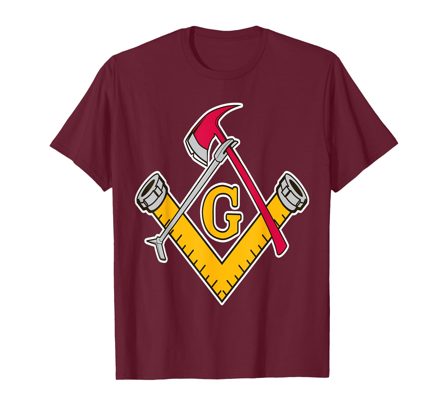 Masonic Firefighter Tools T-Shirt T-Shirt