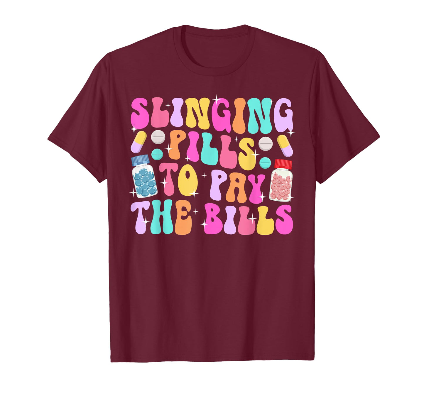 Pharmacy Tech Pharm Tech Groovy Pharm Technician T-Shirt