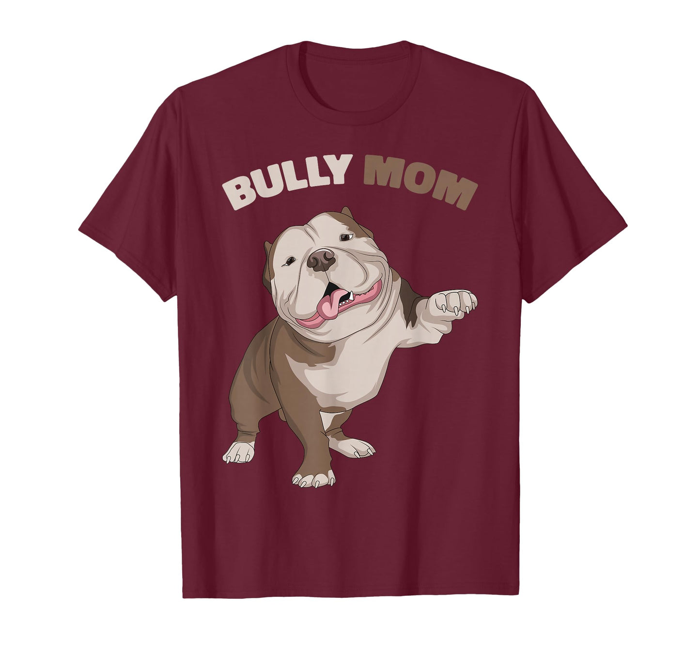 American Bully Mom Dog Mama Funny Women T-Shirt