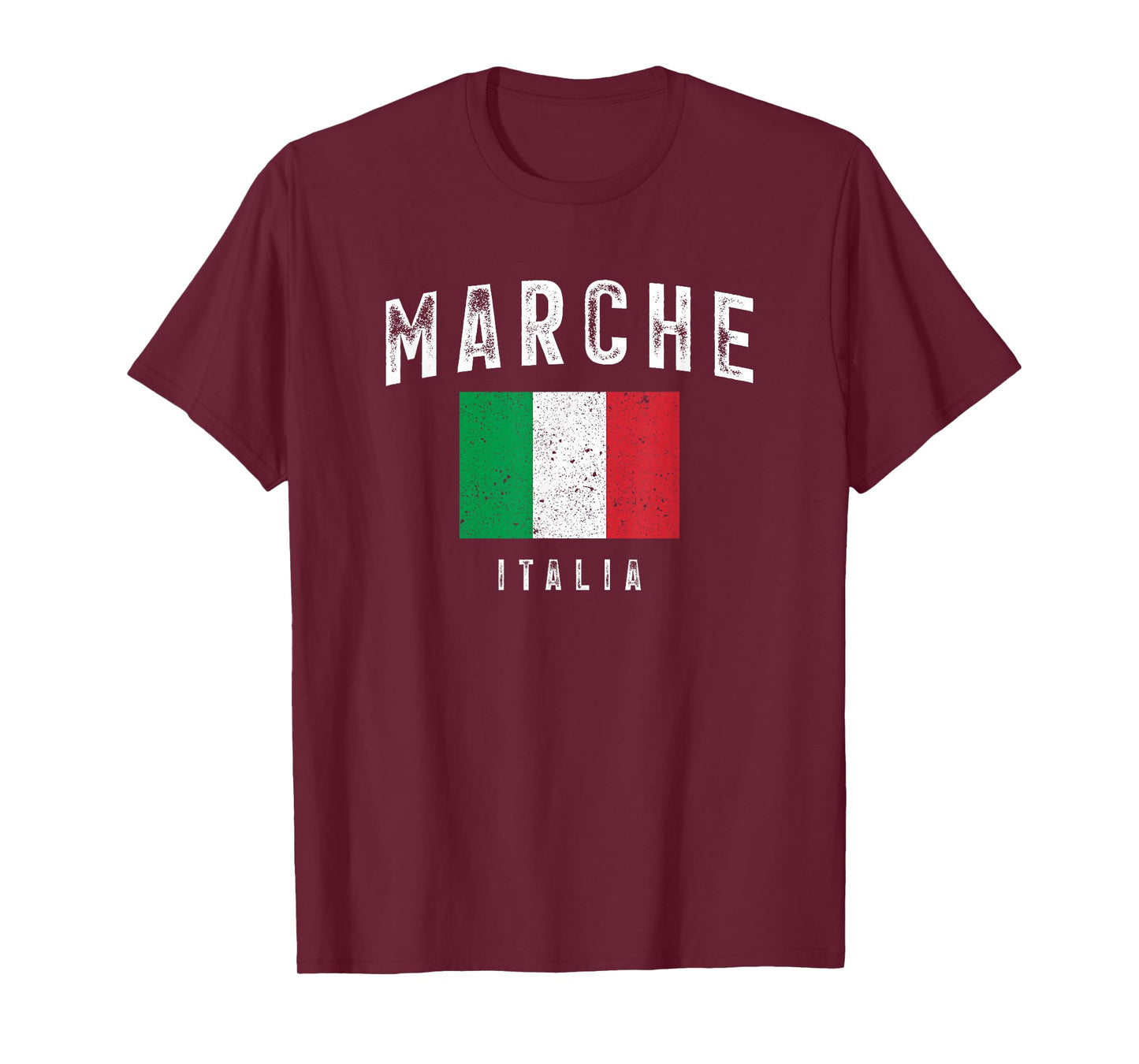 Marche Region Italy Italia Flag Italian Home Root Love T-Shirt
