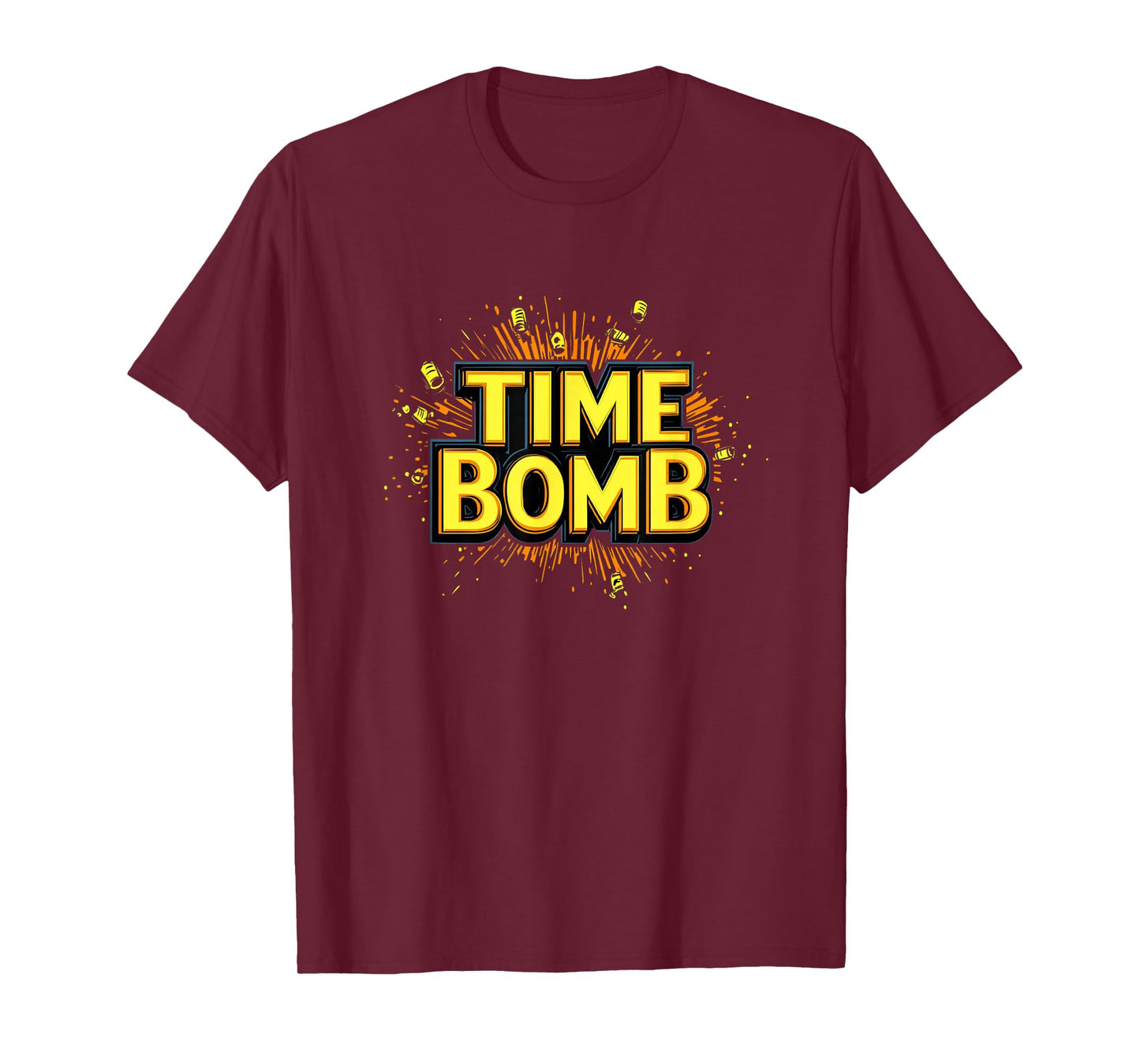 Vibrant Time Bomb Speech Emblem T-Shirt