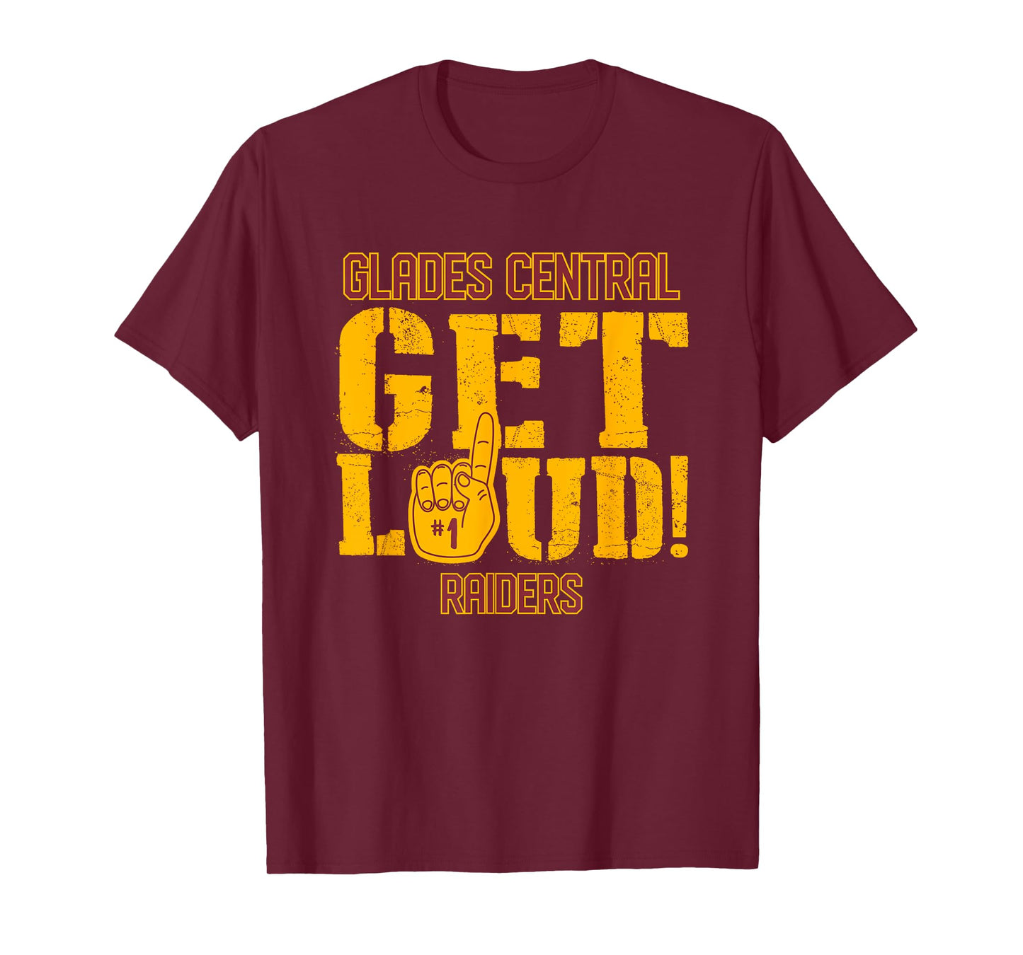 Glades Central High School GET LOUD Raiders T-Shirt