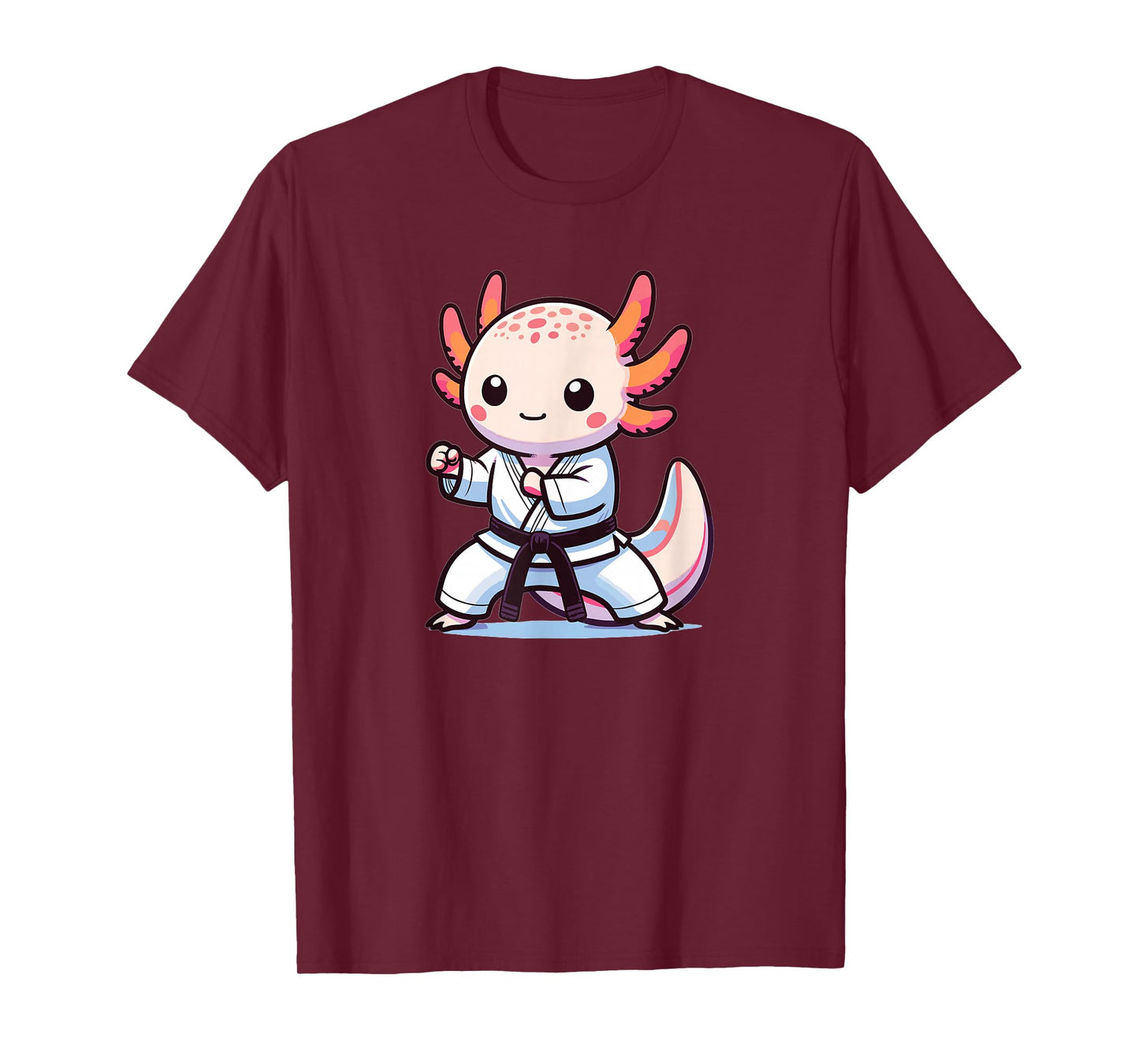 Sports Axolotls Martial Arts Karate Axolotl T-Shirt