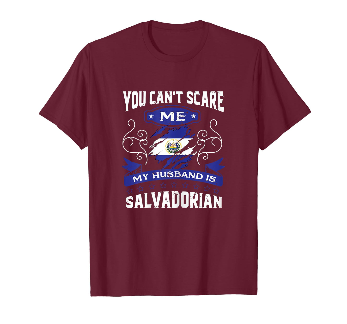 El Salvador Funny Me My Husband Is Salvadorian T-Shirt