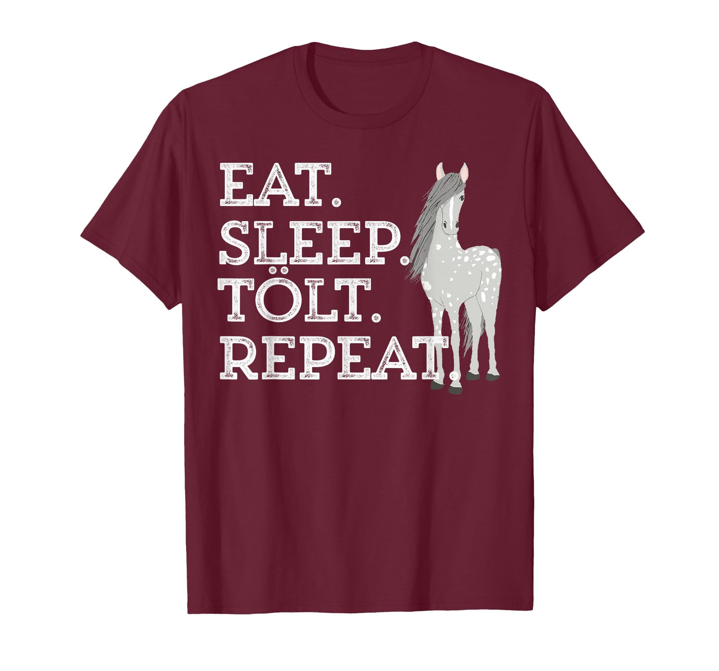 Icelandic Horse Saying Eat Sleep Tolt Toy Gift Women Girls T-Shirt