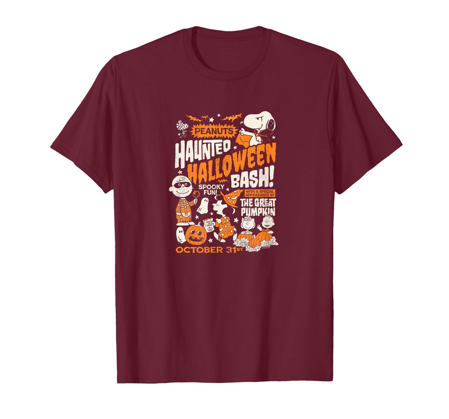 Peanuts - Halloween Bash Poster T-Shirt