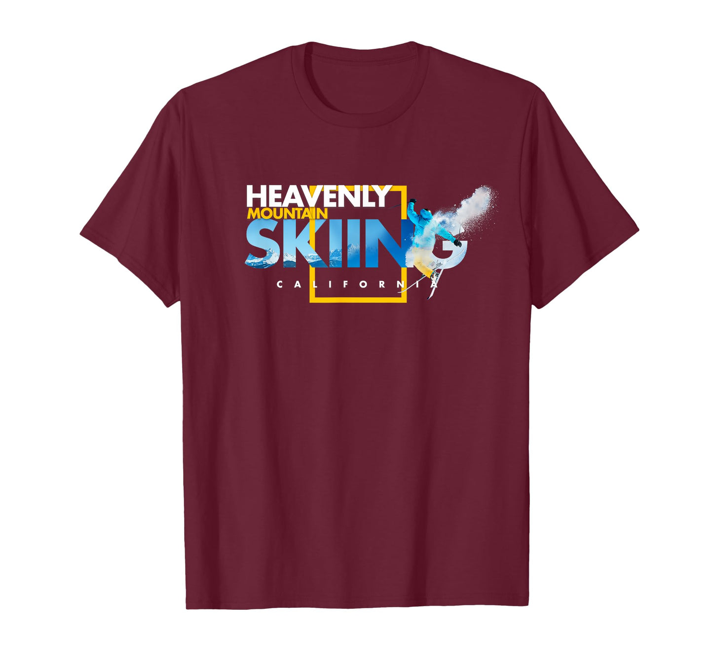 Heavenly Mountain California Ski T-Shirt T-Shirt