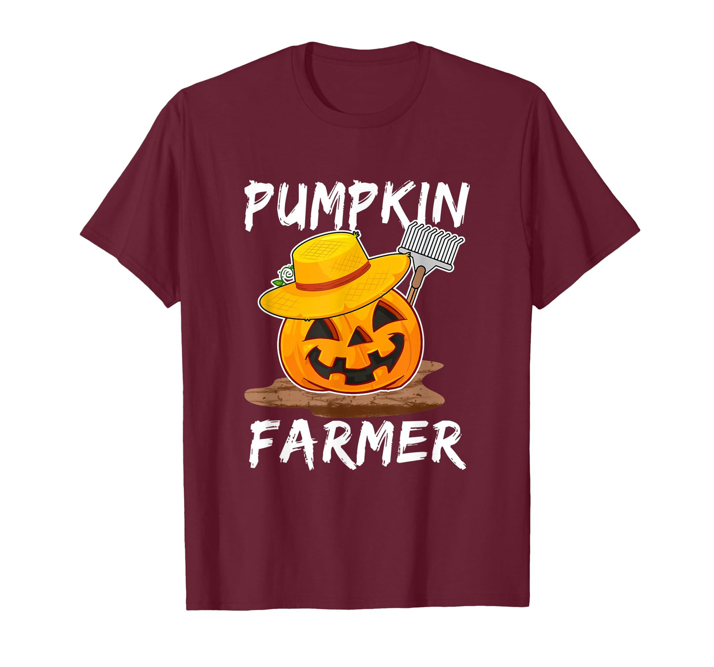 Pumpkin Farmer Funny Family Matching Halloween Costume T-Shirt