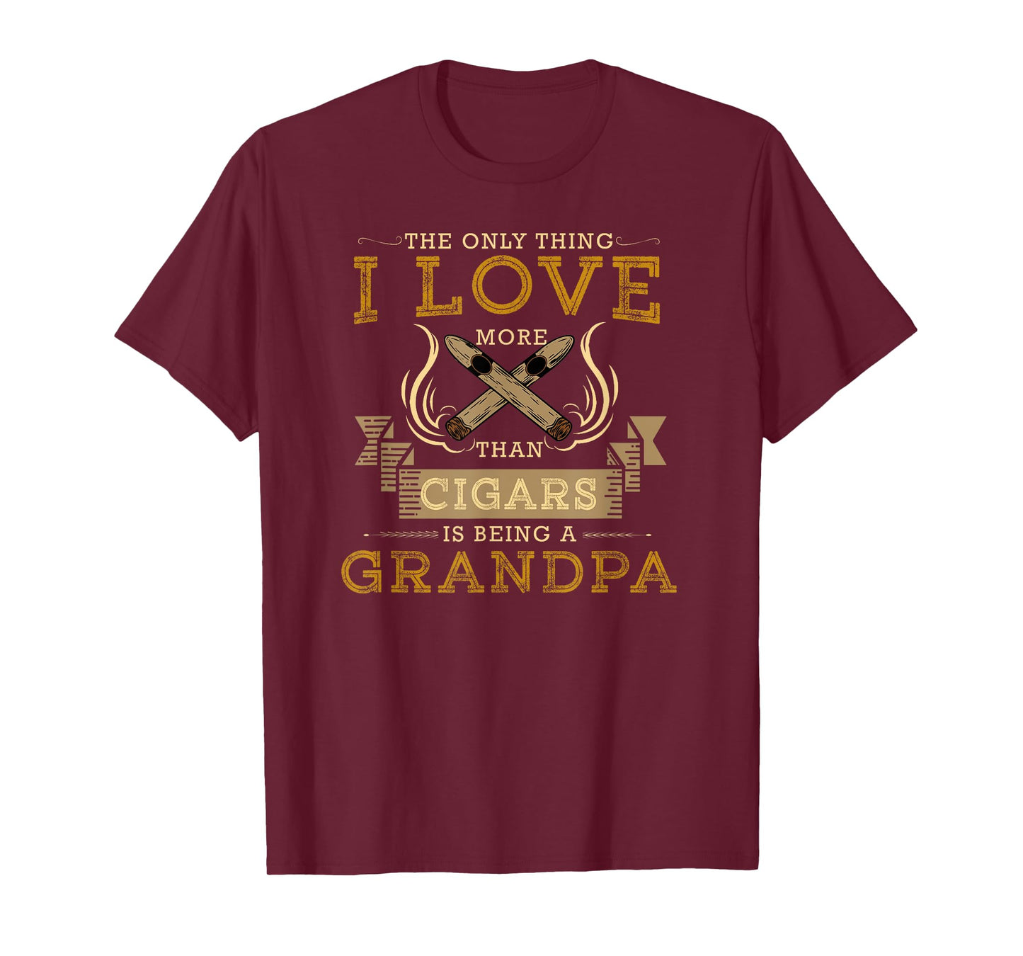 Mens Cigar Grandpa T-Shirt
