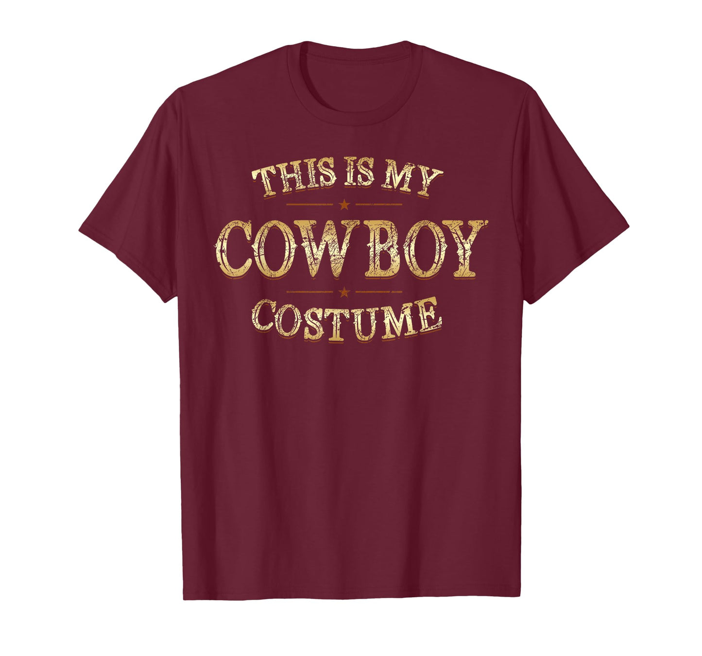 This is My Cowboy Costume Western Southern Country Wild West T-Shirt