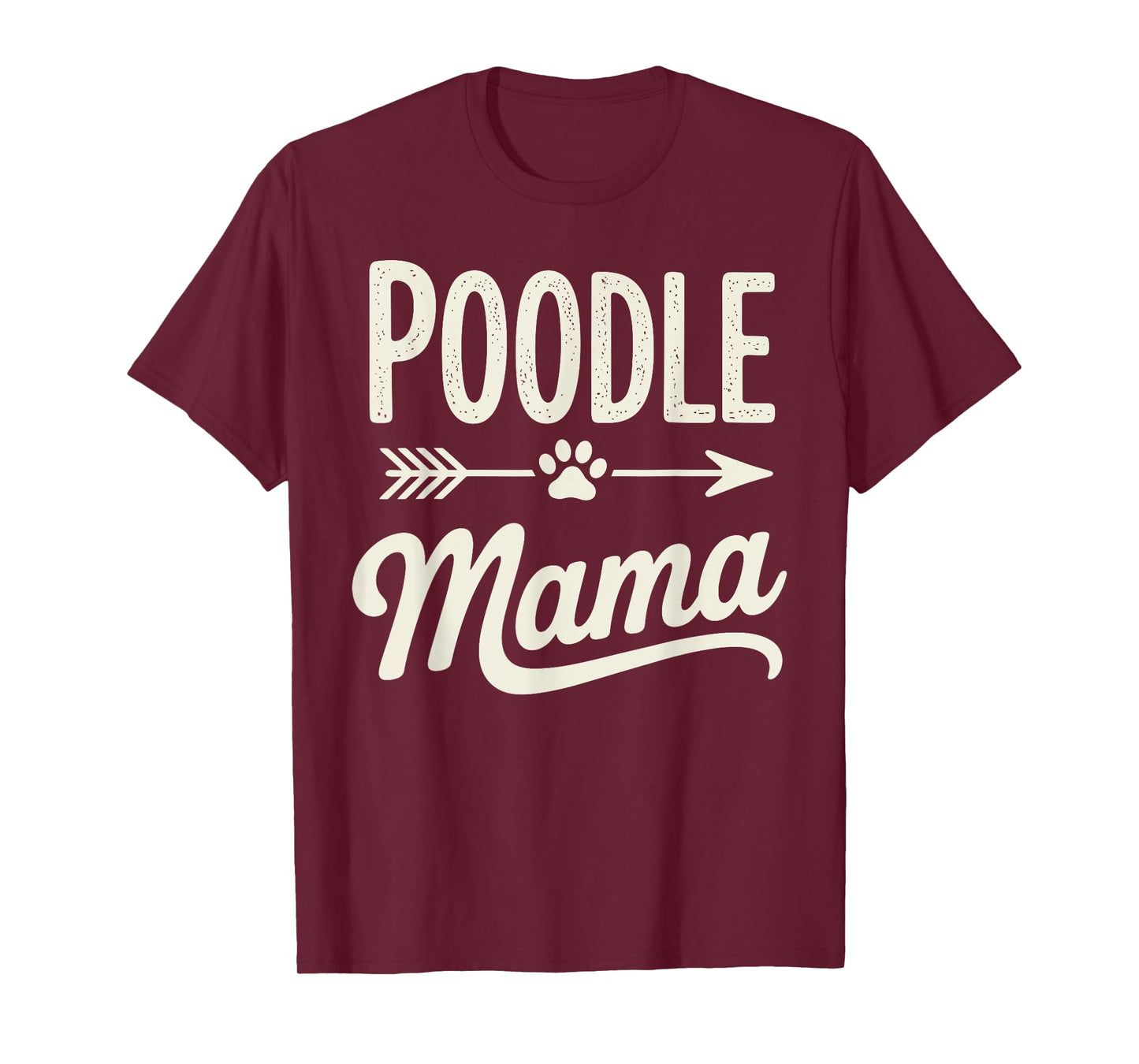 Standard Poodle Art for Women Girls Miniature Poodle Lover T-Shirt
