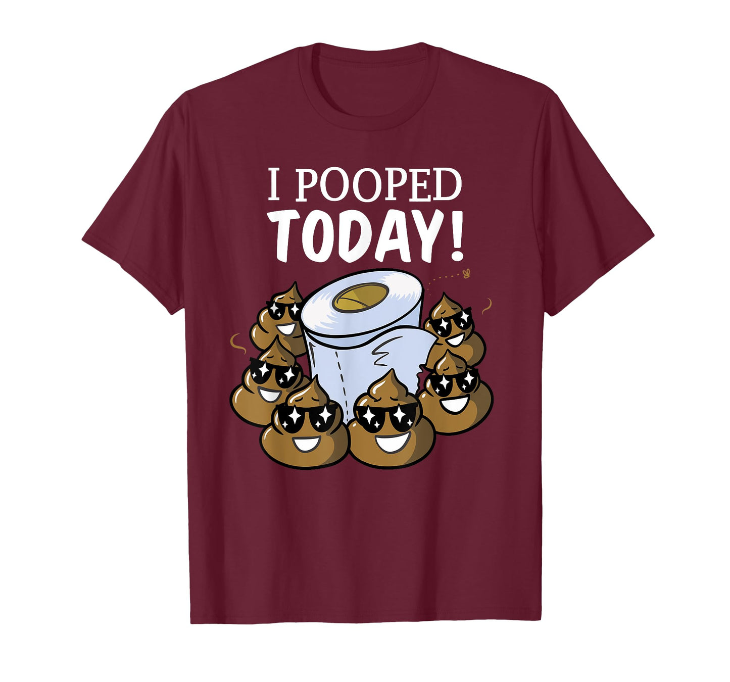 Funny I Pooped Today T Shirt - Humor This Guy Pooped Today T-Shirt