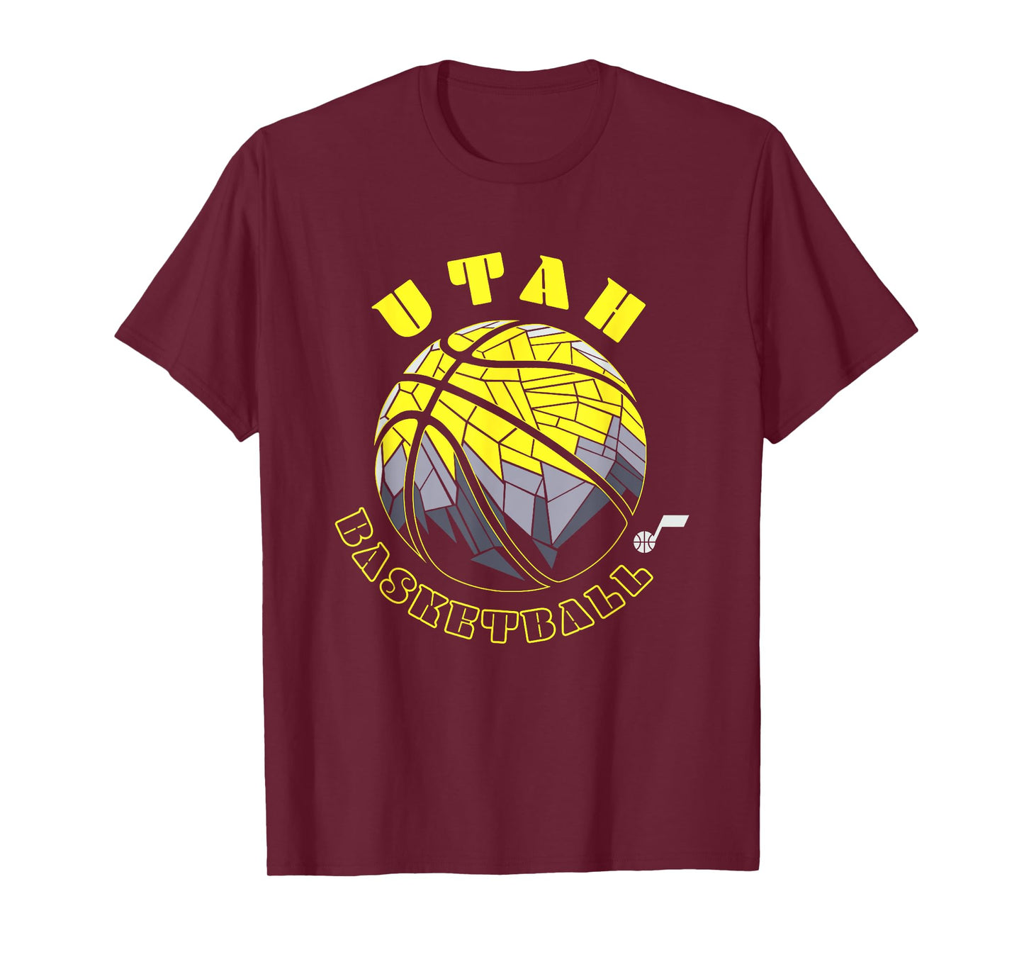 NBA Utah Jazz Neon Prism Basketball T-Shirt