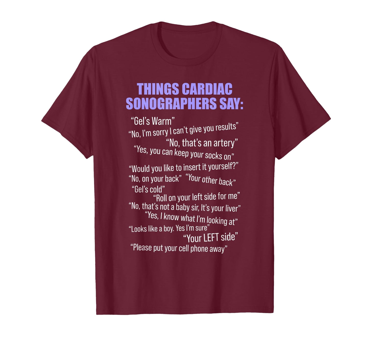 Cardiac Sonographer Echo Tech Warm RDCS T-Shirt