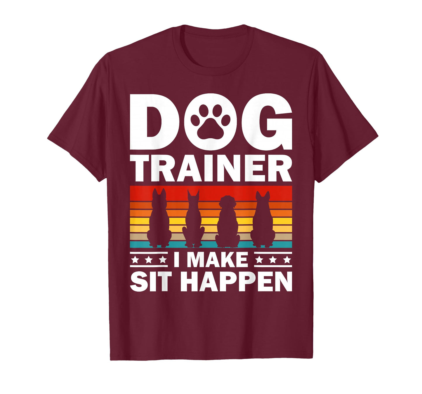 Cool Dog Trainer for Men Women Dog Training Agility Class T-Shirt