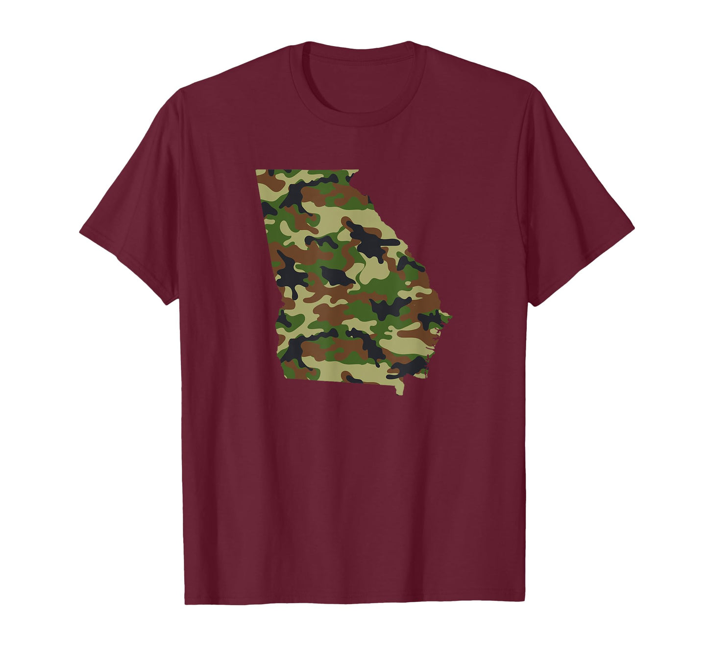 Georgia T-Shirt / Military Green Camouflage State Shirt T-Shirt